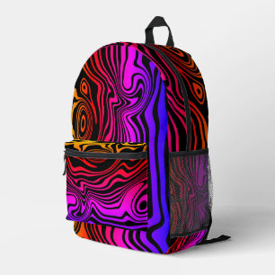 Imprimé Sac à dos coloré Vagues motifs