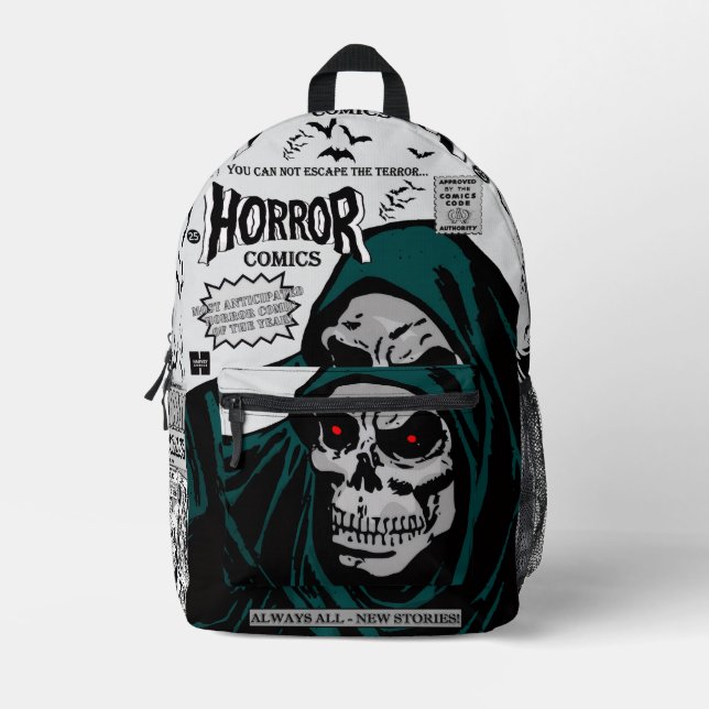 Imprimé Sac à dos Comics HORROR (Recto)