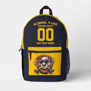 Imprimé Sac à dos de baseball personnalisé - Sac de softba