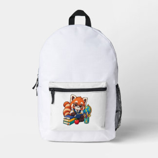 Imprimé Sac à dos de camarade d'étude Kawaii Red Panda