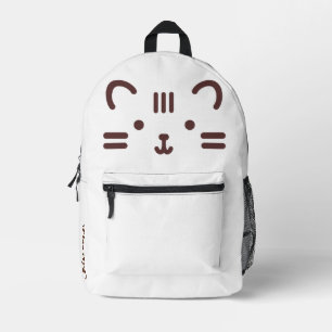 Imprimé Sac à dos de chat mignon - Personnalisé avec votre