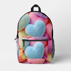 Imprimé Sac à dos de coeur