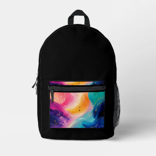 Imprimé Sac à dos design d'art abstrait vibrant pour enfan