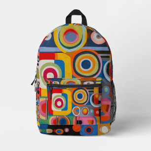 Imprimé Sac à dos design Op Art