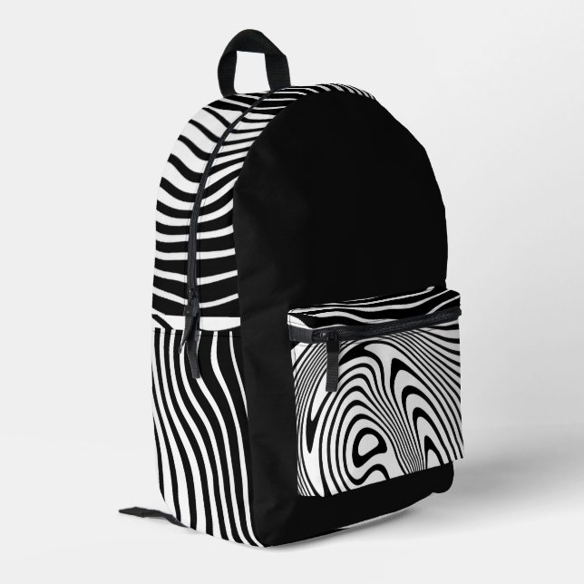 Imprimé Sac à dos design ZEBRA  (Coin arrière gauche)