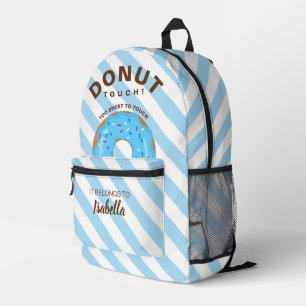 Imprimé Sac à dos Donut Bleu