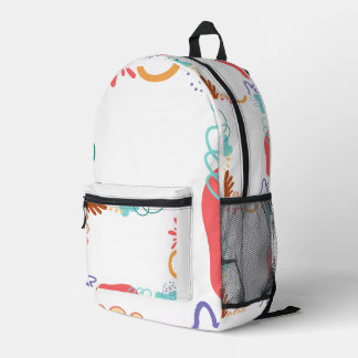 Imprimé Sac à dos du vagabond artistique