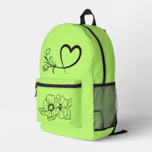 Imprimé Sac à dos Fleur Simple - Épanouissez-vous
