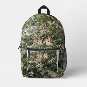 Imprimé Sac à dos floral au jasmin blanc