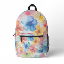 Sac à dos floral - Sac à couches élégant pour mama