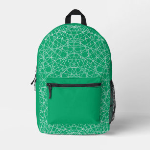 Imprimé Sac à dos géométrique Emerald - Personnalisable