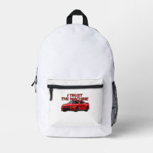 Sac à dos graphique Stock Car | Je fais confiance