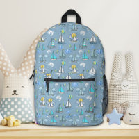 Sac à dos Gris Bateau à Voile