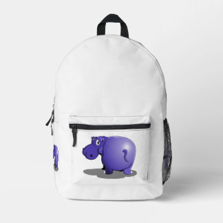Imprimé Sac à dos Hippo