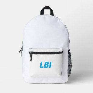 IMPRIMÉ SAC À DOS LBI PAR LBI APPAREL TM