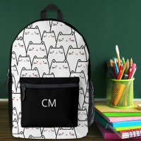 Sac à dos monogramme personnalisé pour chats migno