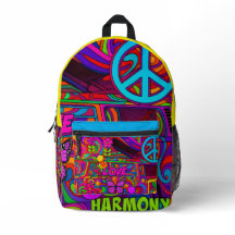 sac à dos Paix, Amour et Harmonie
