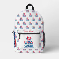 Sac à dos personnalisable USA Cheer Flag