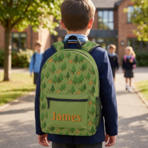 Imprimé Sac à dos personnalisé de l'école Fox & Forest