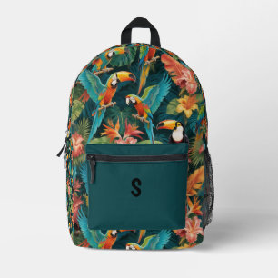 Imprimé Sac à dos personnalisé Perroquet et Toucan de la j