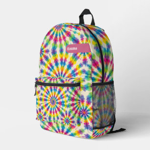 Imprimé Sac à dos personnalisé Tie Dye psychédélique Sac