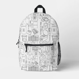 Imprimé Sac à dos Phlebotomiste