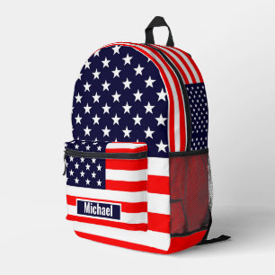 Imprimé Sac à dos pour garçons avec drapeau américain pers