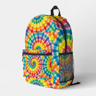 Imprimé Sac à dos psychédélique Tie Dye Rétro Groovy