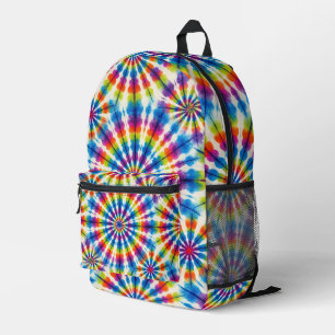 Imprimé Sac à dos psychédélique Tie Dye Rétro Groovy