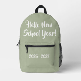 Imprimé Sac à dos Retour à l'école | Essentiels scolaires