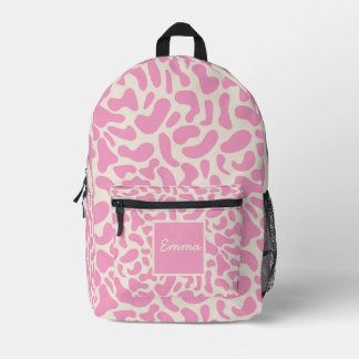 Imprimé Sac à dos scolaire personnalisé avec impression de