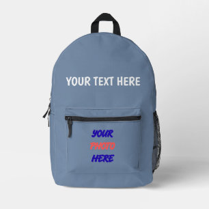 Imprimé Sac à dos scolaire personnalisé avec votre photo e