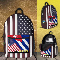 sac à dos vintage américain / cubain, patriotique