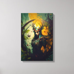 Imprimé sur toile de fantasy de l'Elfe Ranger   Ca