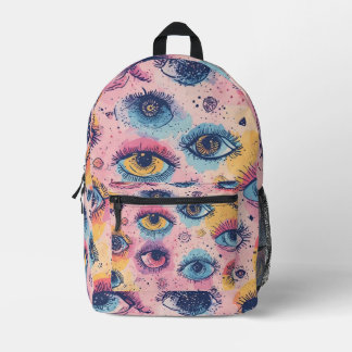 Imprimé Troisième fleur des yeux - sac à dos