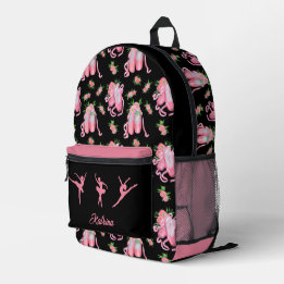 Imprimé Un sac à dos personnalisé de Ballerina