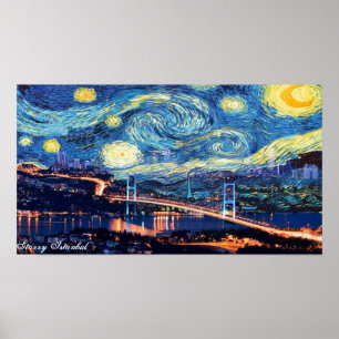 Imprimer affiche Starry Istanbul