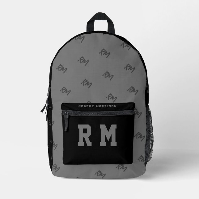 Imprimer Coupe Sac à coudre noir Enfants de l'écol (Recto)