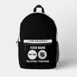 Imprimer Couper Sac à coudre filles volleball blan