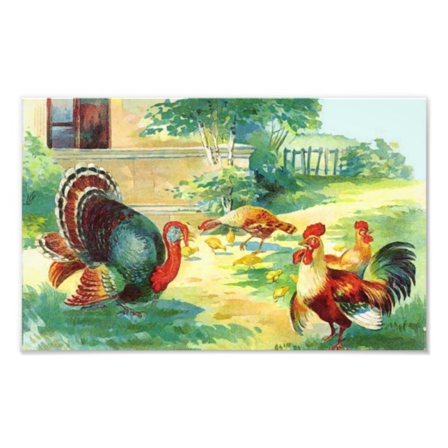 Imprimer la photo de la journée Thanksgiving (Devant)