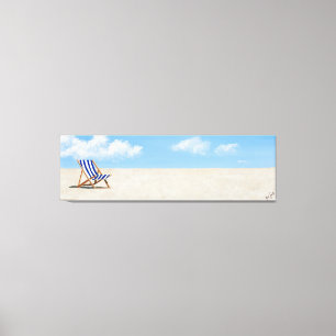 Imprimer la toile de la chaise bleue - par Just Da