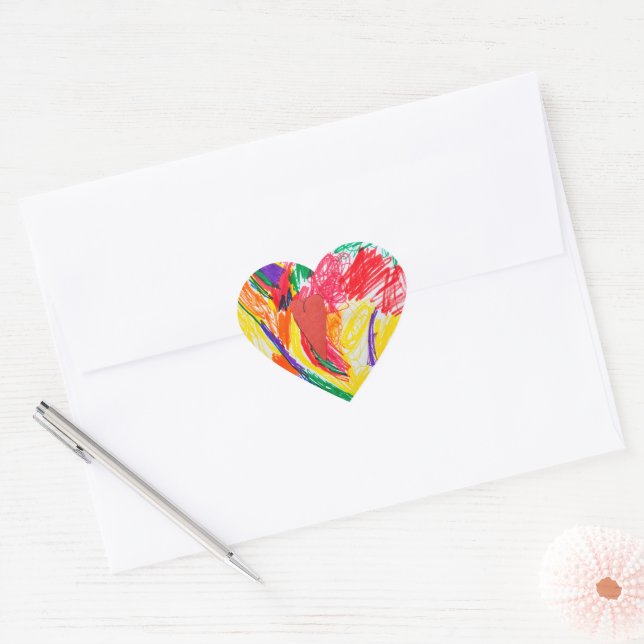 Imprimer l'art de votre enfant sur les autocollant (Enveloppe)