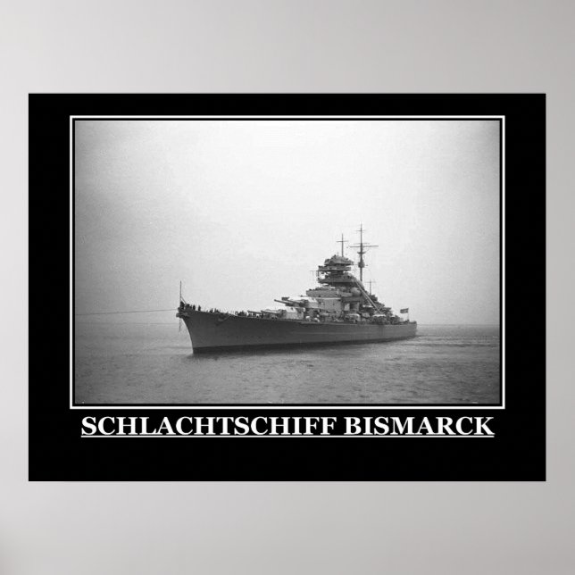Imprimer le Poster vintage Bismarck (Devant)