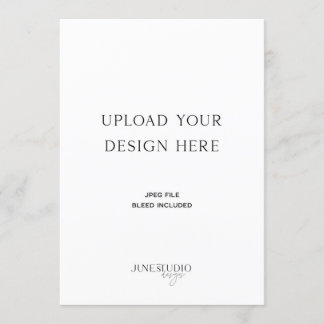 IMPRIMER ORDER_5x7" Carte à face unique