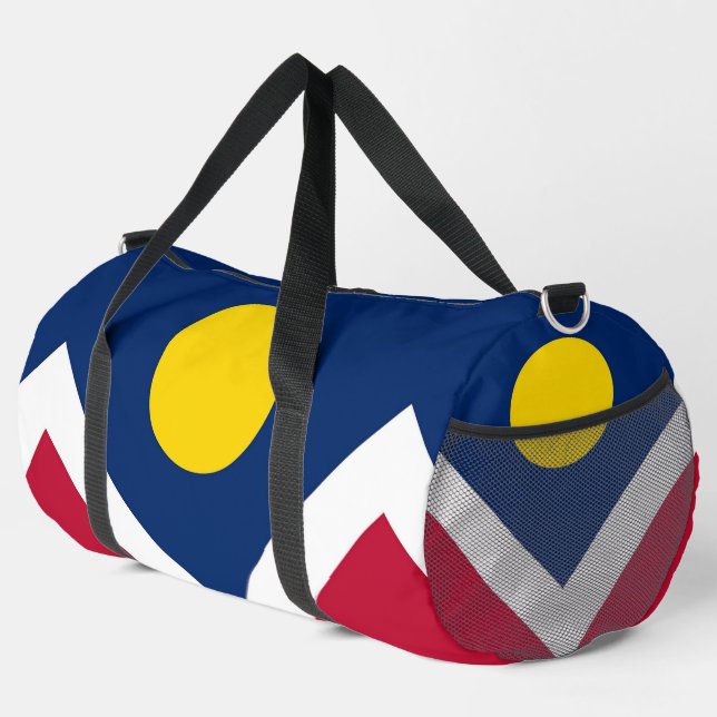 Imprimer Sac à coudre avec drapeau de Denver, USA (Coin droit)