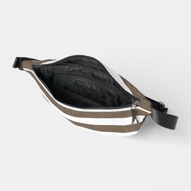 Imprimer Sac de coupe Brown et blanc (Ouvrir)