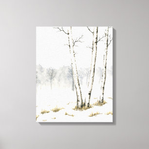 Imprimer toile paysage hiver