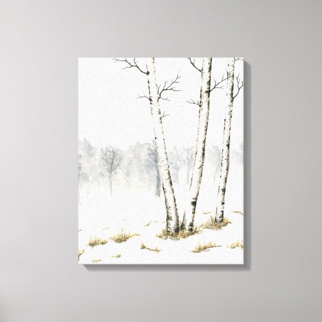 Imprimer toile paysage hiver (Recto)