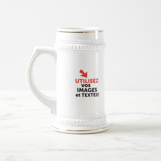 Imprimer vos designs en ligne DIY en Français Bierglas (Links)