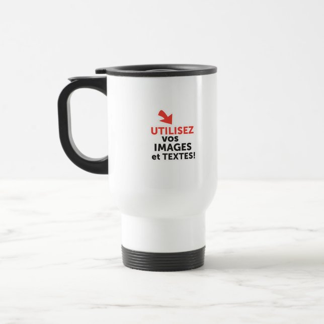 Imprimer vos designs en ligne DIY en Français Reisebecher (Links)